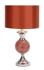 Metal And Glass Table Lamp For Urban Decor